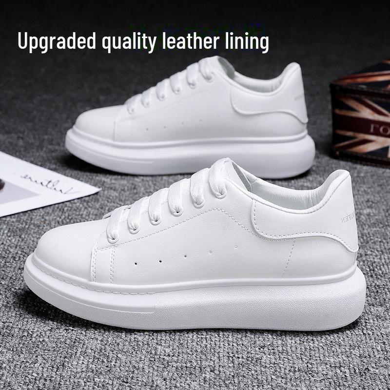 

«Новые мужские и парные кроссовки на толстой подошве в корейском стиле для весны и осени, модная белая спортивная обувь в стиле знаменитостей» Size 38 (Women)