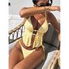 Women's Bikini Set - Sexy Halter Neck Two-Piece Swimsuit, European American Style