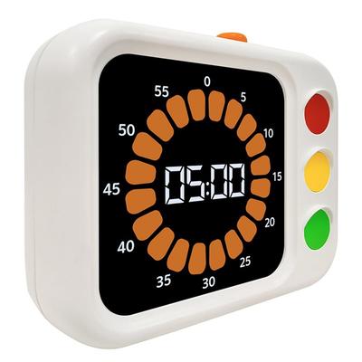 A58Z T4MC Digitaler Timer 60 Minuten Visuelles Kunststoff-Zeitmanagement-Tool Ampel-Themen-Timer für Zuhause Schule Büro