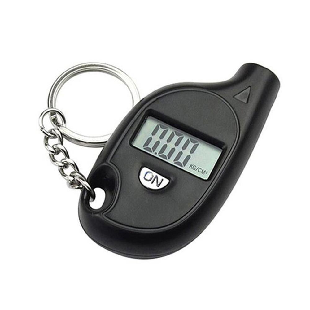 Mini Keychain Style Tire Gauge Car Tire Air Pressure Meter Tire Pressure Safety Tire Air Accessories Car Tester Alarm Teste H9L9