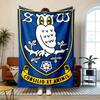 Sheffield Wednesday Football Club Soft and comfortable flannel Suitable for sofas living rooms outdoor camping travel and also makes a great anniversa