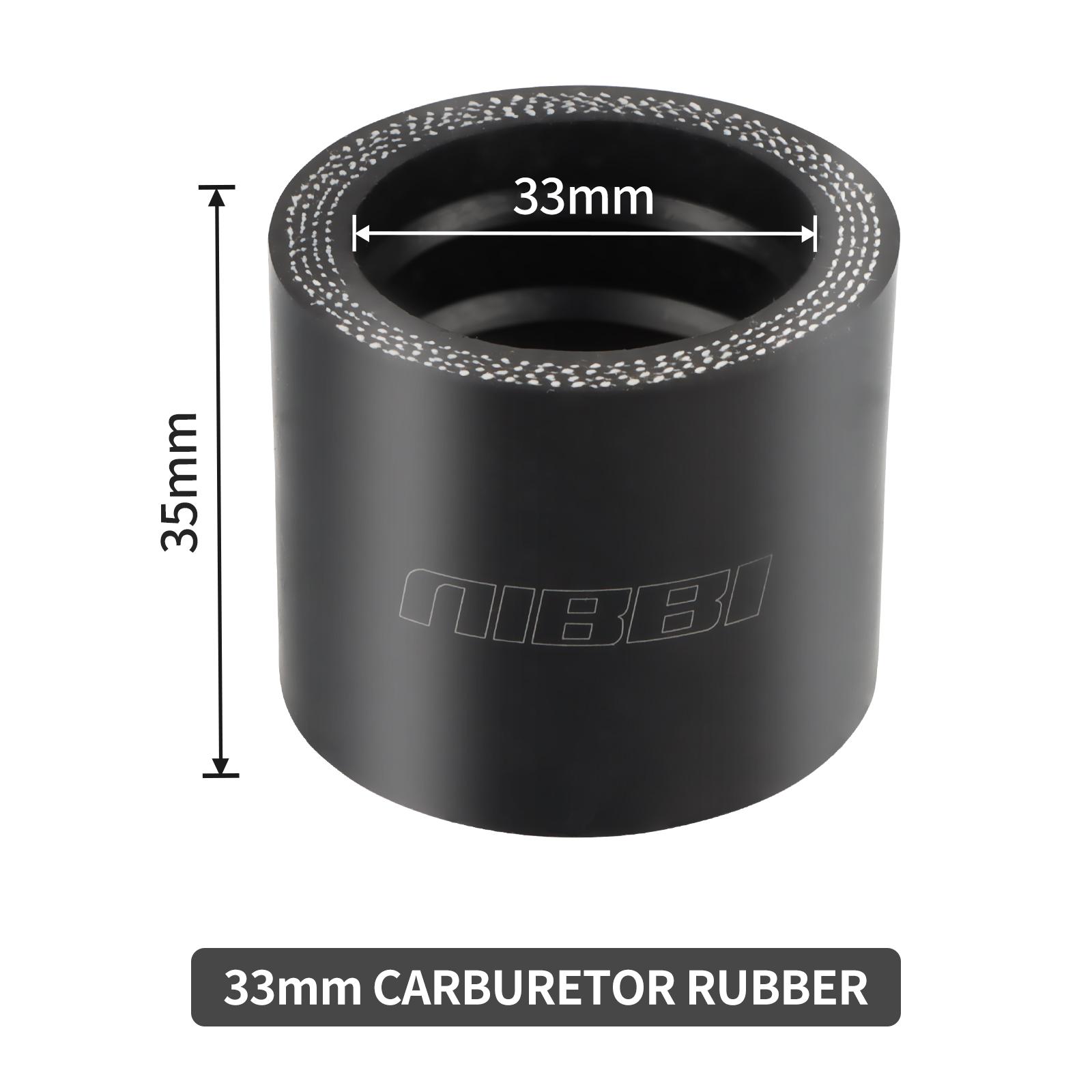 NIBBI Motorcycle Carburetor Rubber Adapter Inlet Intake Pipe Manifold 33/34/38/46mm fit for Keihin Mikuni NIBBI PE PWK Carb