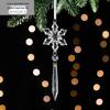Nuovi Ornamenti per Albero di Natale Fiocco di Neve e Ghiacciolo in Acrilico