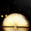 1Pc Leather Seven-color Book Light Led Creative Page Turning Book Light, Folding Desk Lamp Variable Night Light Souvenir