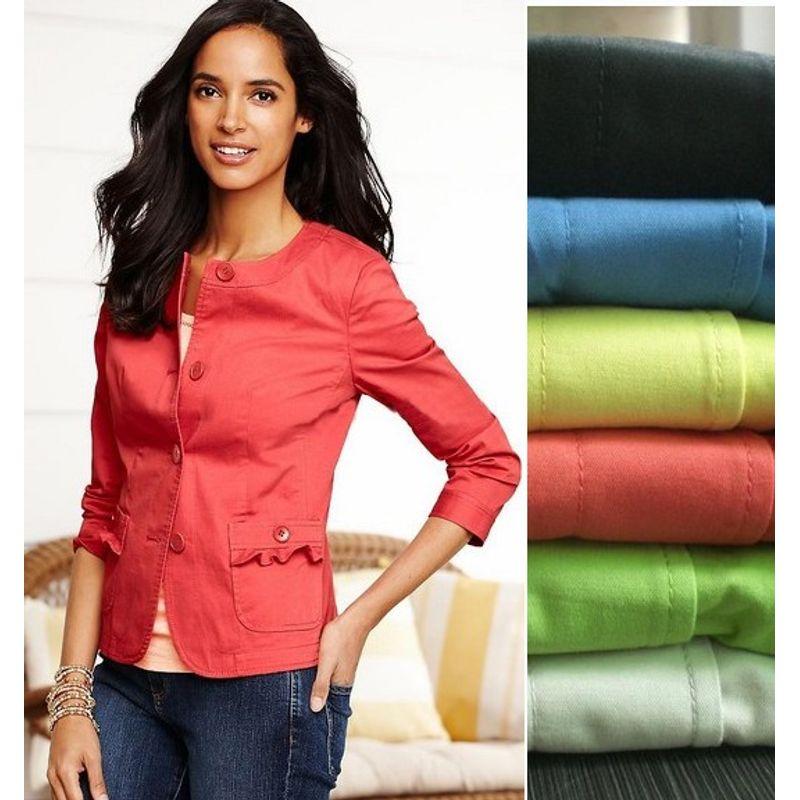 

European and American plus Size Women s Multi-Color Small Coat Size 18 Sky Blue