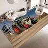 Fashion Farming Tractor Fendt Hallway Carpet Non-Slip Laundry Room Mat Laundry Decor Balcony Child Living Room Toilet Rug