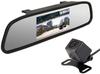 Rearview Mirror Monitor Backup Camera Rearview Mirror Type Monitor Camera Waterproof 4.3-inch + Set A0119N, 420,000 Pixels, 170-degree Wide-angle,