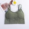 Seamless Ribbed Spaghetti Strap Bustier Vest for Women