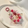 Cartoon Beaded Phone Charm Candy Colored Bag Pendant New Phone Wrist Strap  Phone Accessories