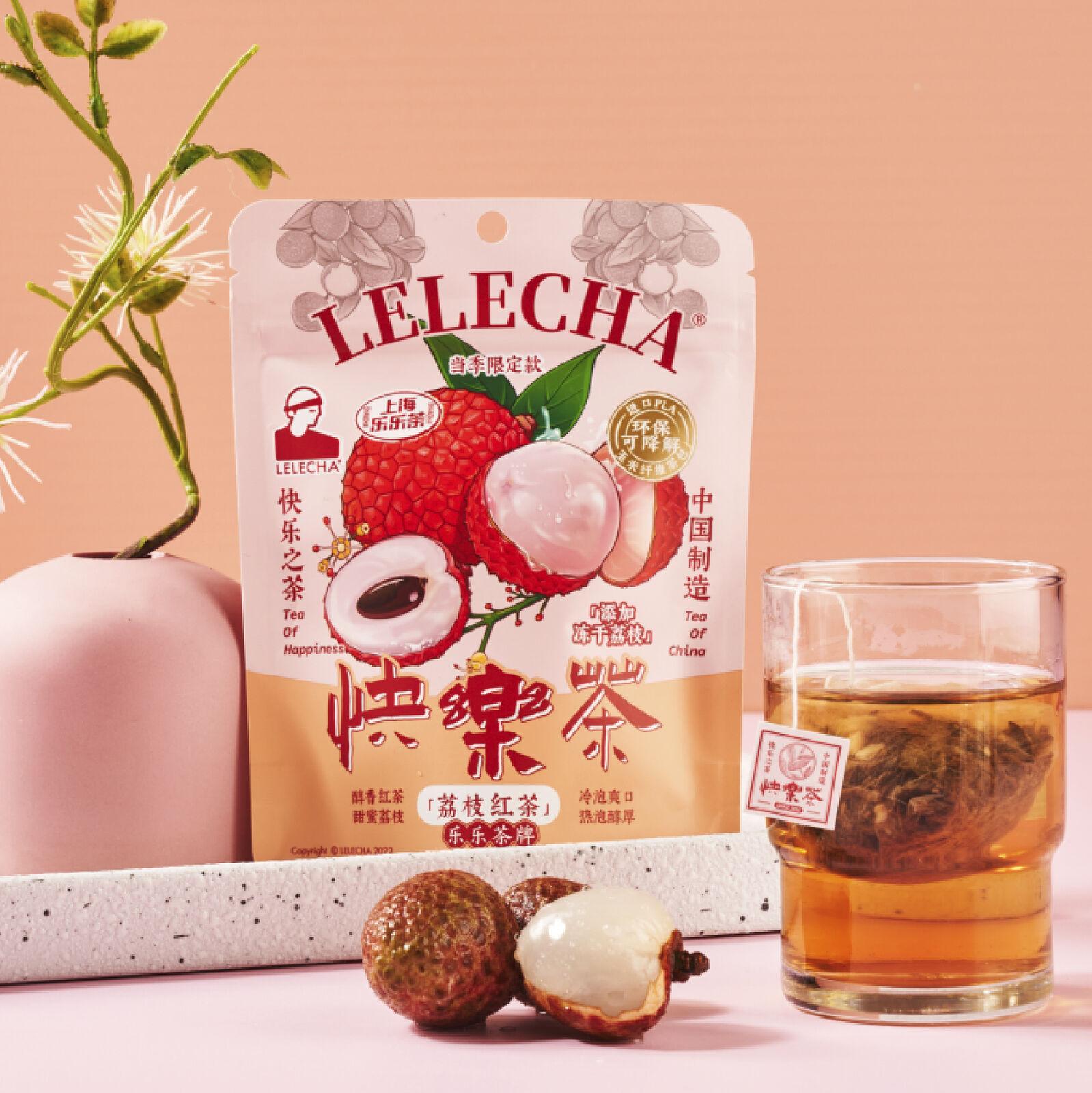 

Чай Lele в пакетиках - Белый персиковый улун - 2 пакетика Lychee Oolong 2 × [21g/7 packets]