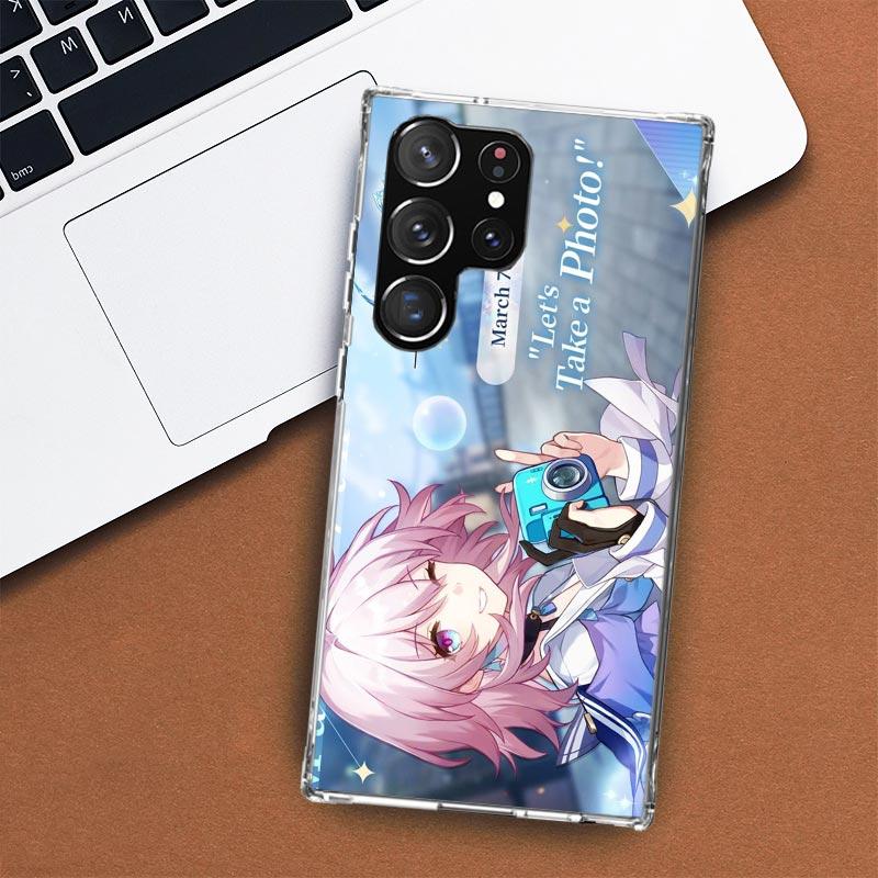 Honkai Star Rail March 7TH Phone Case For Samsung Galaxy S24 S23 S22 Ultra S21 S20 Fe S10 Plus S10E S9 S8 + Shell Coque