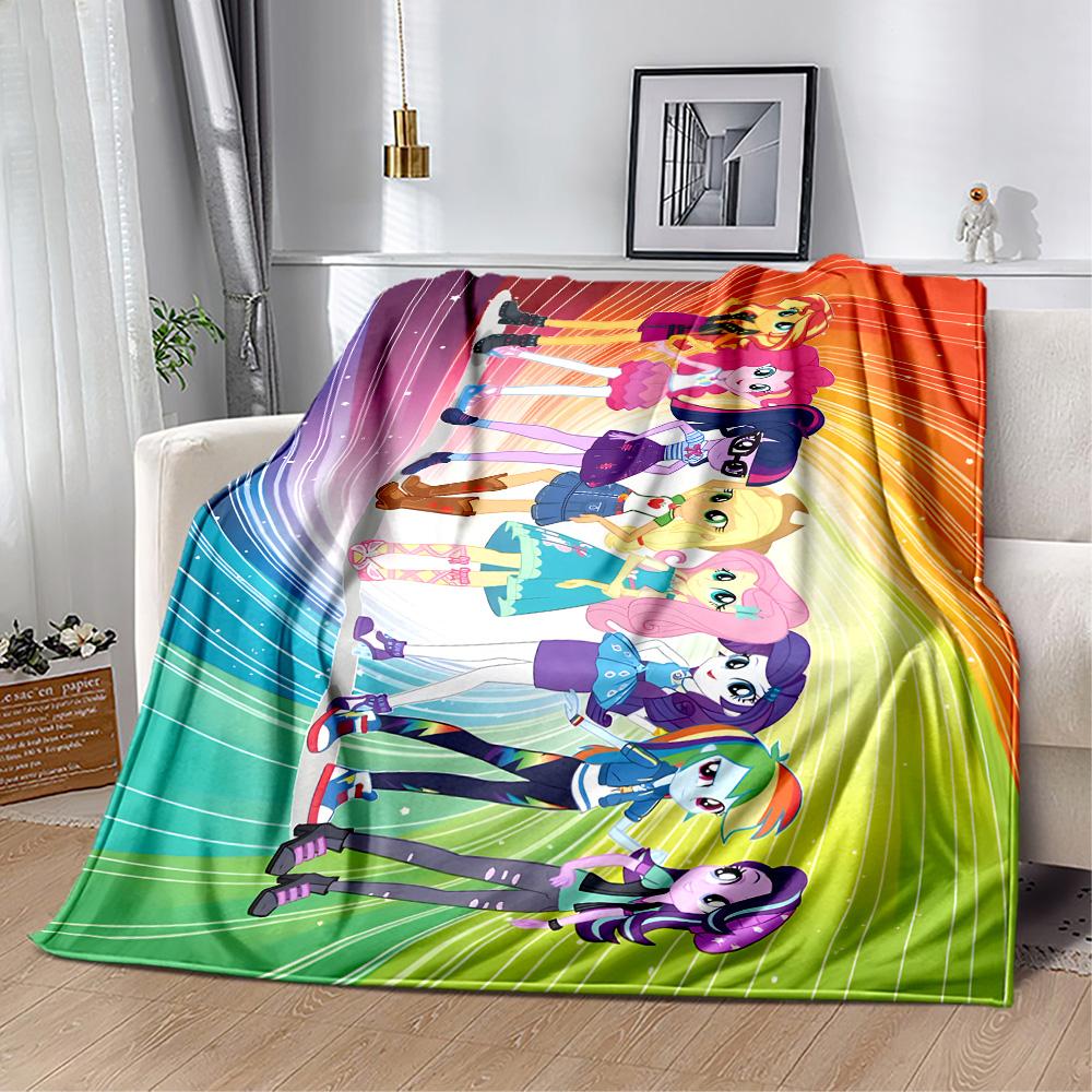 1pc Little Pony Friendship blanket Soft and Warm for Sofa Office Camping Travel Livingroom Great Gift for Friends and Family Comfortable