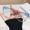 Unisex Fashion Transparent Frame Reading Glasses Men'S And Women'S Fashion Large Frame Hd Anti-Blue Light Farsighted Glasses