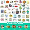 100 PCS Teacher's Day Stickers - School Theme Decals for Notebooks, Luggage, Gifts