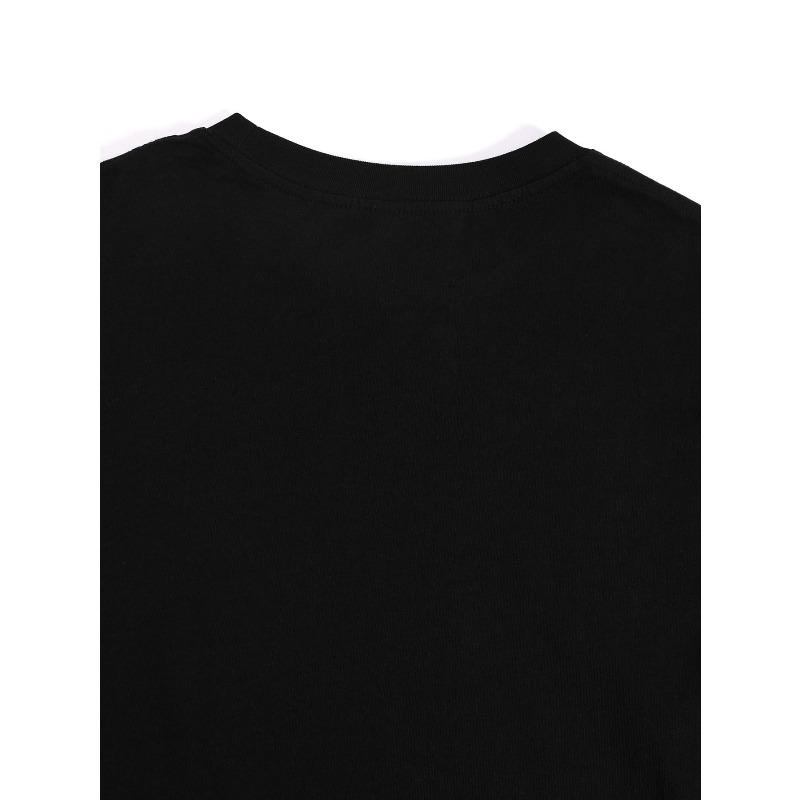 European Size Men'S And 'S Vintage Skateboard Graphic Tee with Black Skull And Skateboard Design, Loose Fit for Streetwear, Machine Washable