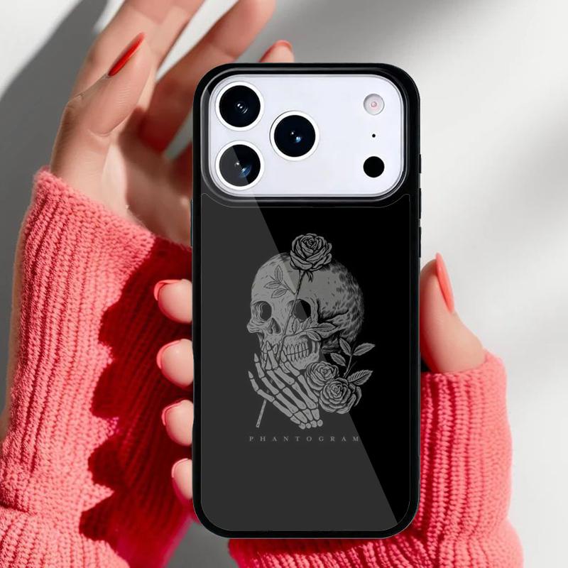 Spooky Skull Funny Dance Skeleton Phone Case for iPhone 17 Air 16e 15 14 13 Pro Max Back Cover for 12 11 Pro Coque