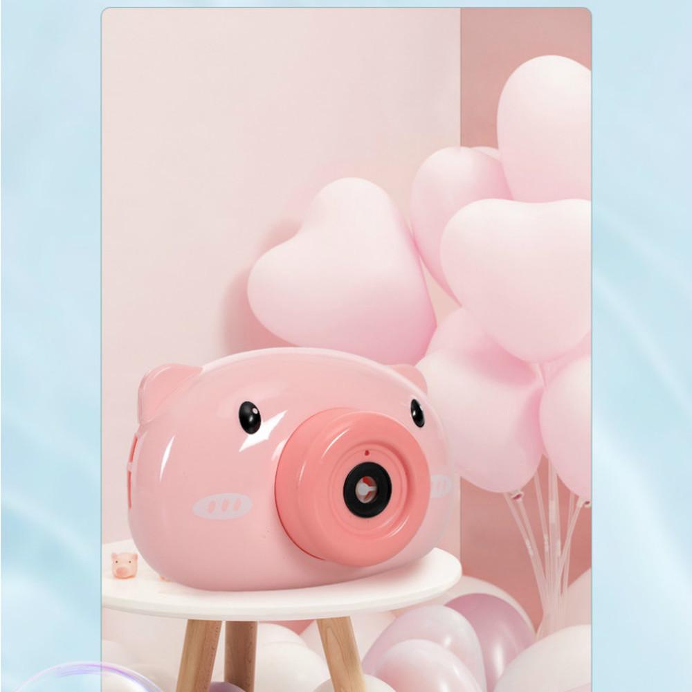 Cartoon Camera Baby Bubble Machine Outdoor Automatic Bubble Maker Bath Toys For Children