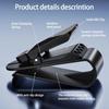 Stable Car Sunglasses Clip Shock-proof Card Ticket Holder Portable Car Sunglasses Holder  Sun Visor