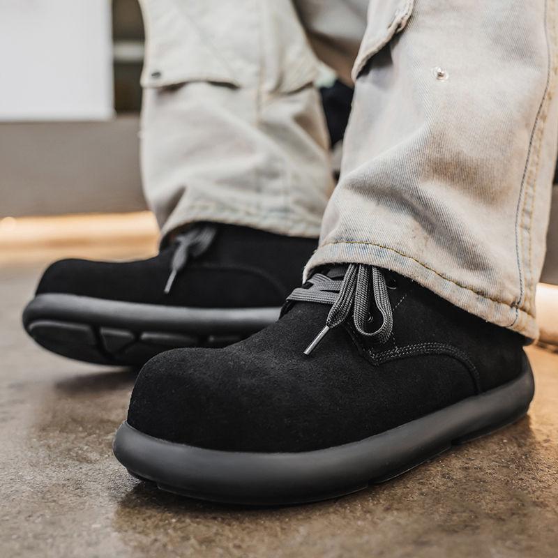 Fashion Men's Casual Shoes With Laces Flat Lightweight Work Classic Original Hiking Male Shoe Vulcanize Without Leather Walking Sneakers