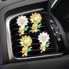 Flower Car Diffuser Vent Clip Bling Sunflower Vehicle Perfume Diffuser Automobile Interior Accessories Automotive Vent Scent