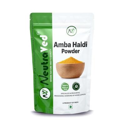 NeutraVed Amba Haldi Powder for Face and Skin | Stand Up Ziplock Pouch Reusable Pack | Pack of 1-250g
