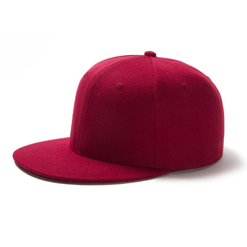 Classic Solid Plain Snapback Hat With Adjustable Fit For Men And Women