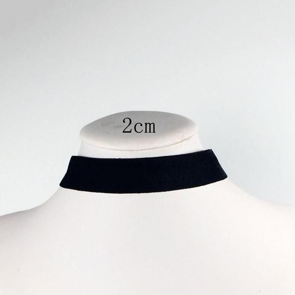 Korean Fashion Womens Accessoires Punk Gothic Soft Black Velvet Choker Necklace Girl Neck Jewelry Colar Feminino