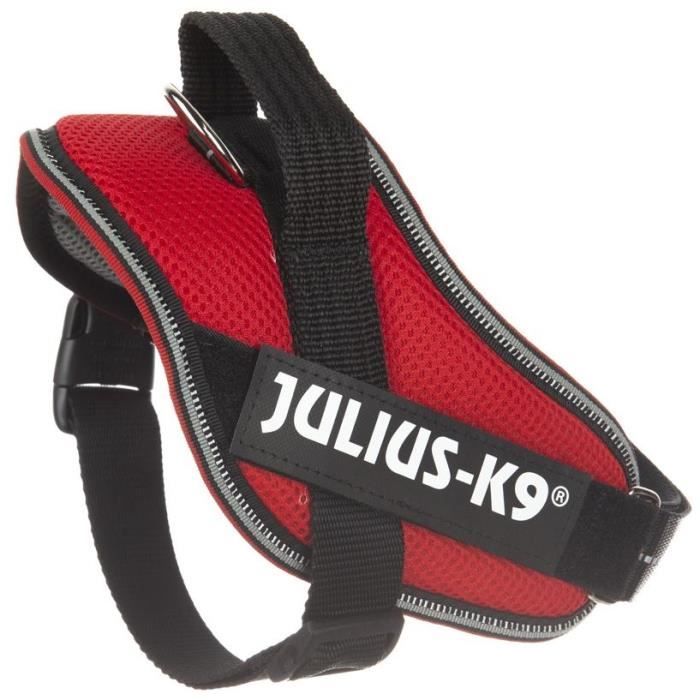 Harnais été IDC® POWair léger et rafraîchissant Small: 49-67 cm - Rouge