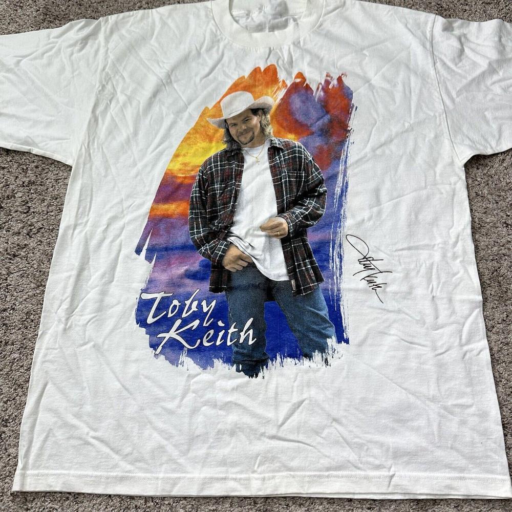 Toby Keith Blue Moon Tour White Tee Cotton Shirt For Men Women S To 5XL Unisex T-Shirt M