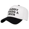 DADDY NEEDS A BEER Baseball Cap Letter Embroidery Snapback Hat Fashion Visor Outdoor