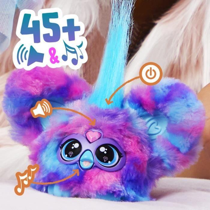 Furby Furblets Luv-Lee K-Pop, Mini peluche électronique pour filles et garçons, plus de 45 sons, à partir de 6 ans, Hasbro