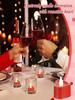 24pcs Heart-Shaped LED Candles, Flameless Petal, Romantic Love LED Tea Lights, Suitable for Romantic Nights, Valentine's Day