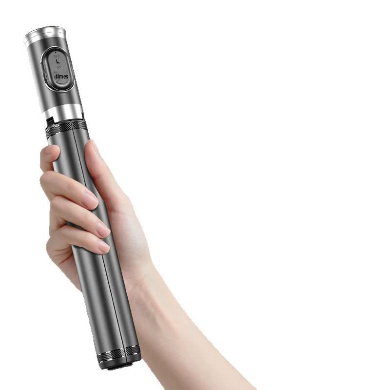DP08 Bluetooth Selfie Stick & Tripod, 1.7m Telescopic Floor Stand for Phone Photography & Live Streaming, Portable for Travel