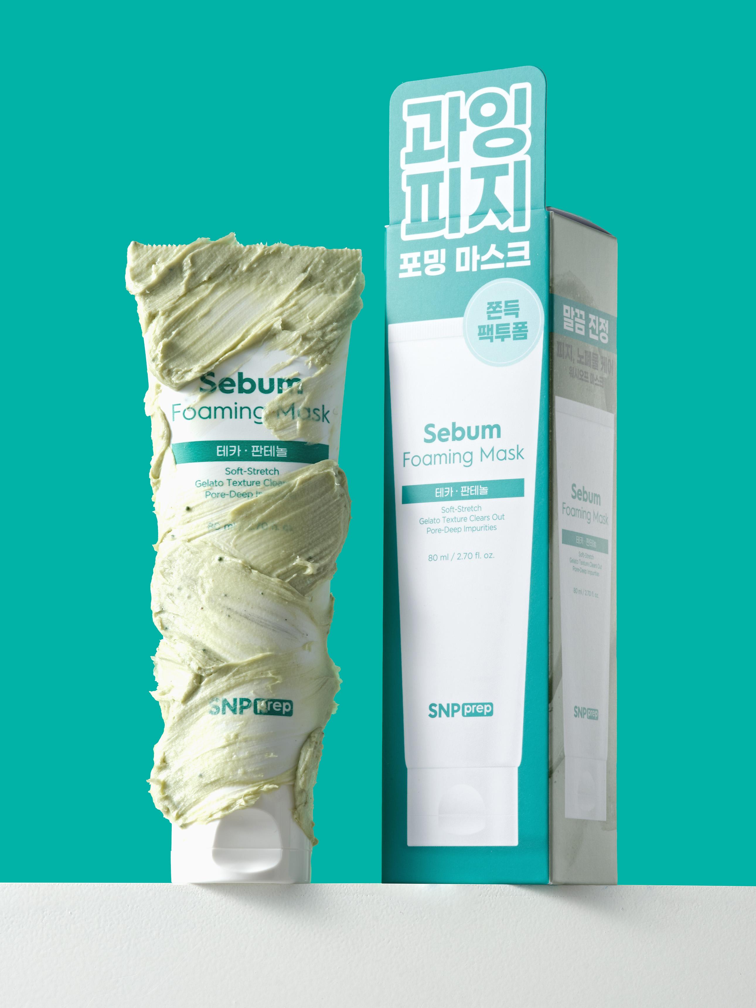SNP Prep Excess Sebum Control Face Mask 80ml 1ea