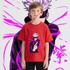 2026 Jujutsu Kaisen Satoru Gojo 17 Anime Print T Shirt for Boys Casual Cartoon Tshirt Childrens Clothing Soft Comfortable