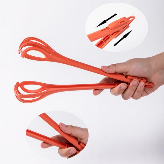 3-i-1 köksredskap äggvisp omrörare mattång sil med halkfria tänder värmebeständigt köksverktyg för bakning matlagning