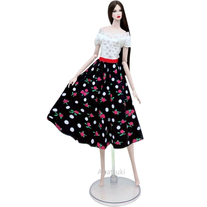 barbie black polka dot dress Vessalli Dresser and Mirror