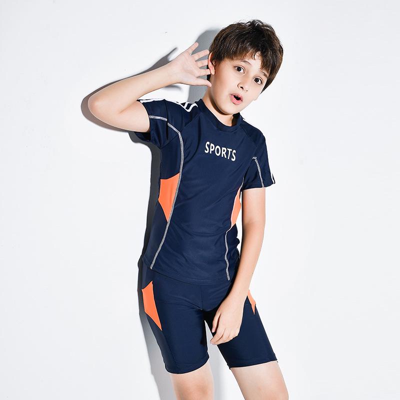 2020 Neuer Jungen-Bikini-Set mit Sonnenschutz, Übergröße