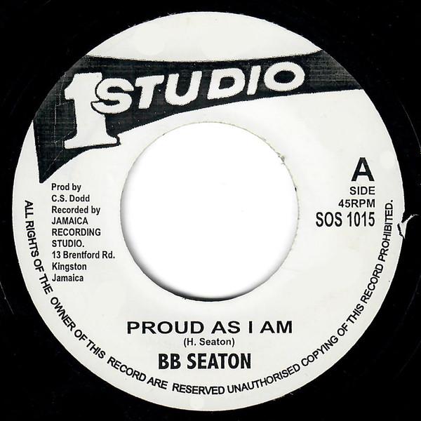 7inch Record B.B. SEATON - Proud As I Am SOS1015 Studio One Jamaica Reggae, Ska & Dub Used