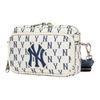 New MLB Mini NY Yankees Monogram Crossbody Bag Cream 3ACRS012N-50CRS