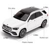 Auto giocattolo in lega pressofusa Benz GLE 350 in scala 1/24 con suono e luce, modello da collezione Pull Back, regalo per bambini