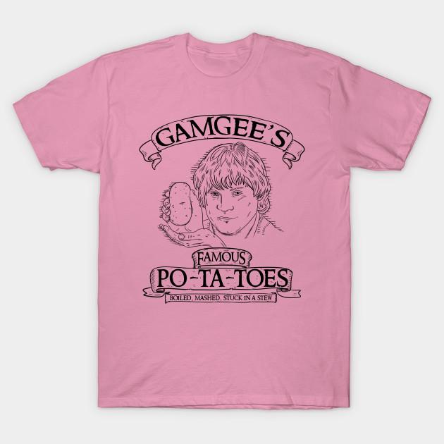 T Shirt Women Gamgees Famous Potatoes Harajuku Print Kawaii Tshirt Summer Short Sleeve Female T-Shirt Top Tee