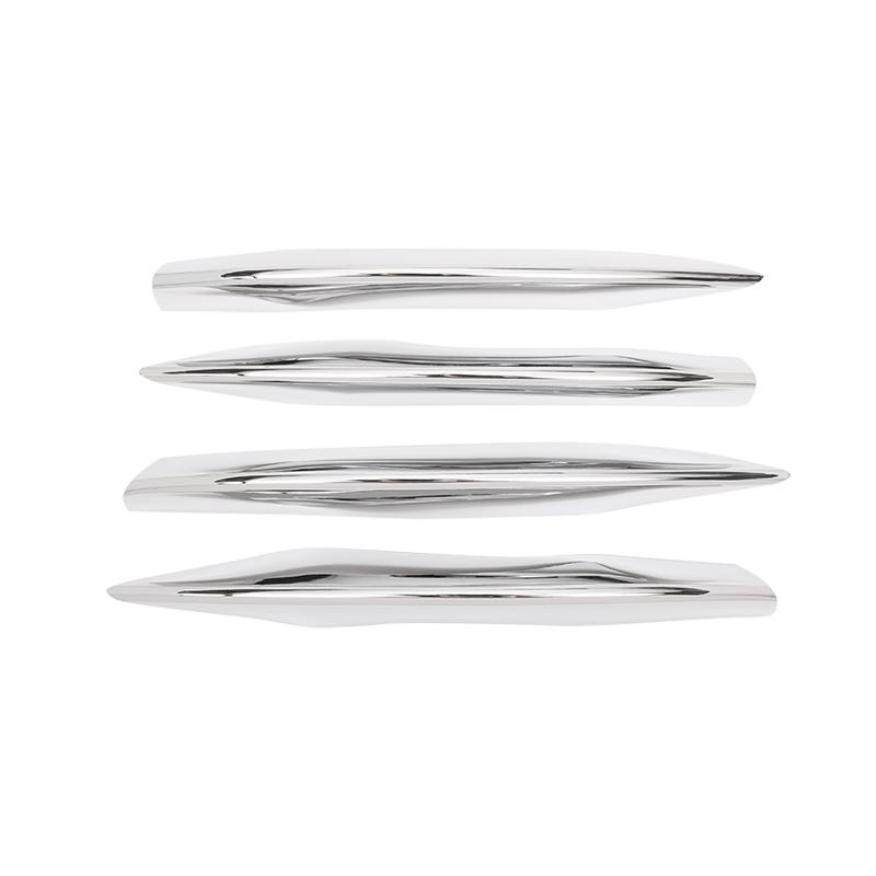 

Для Mercedes Benz C Class W205-ABS автомобильный Стайлинг передние противотуманные фары декоративные полосы воздухозаборная решетка крышка отделка серебряный