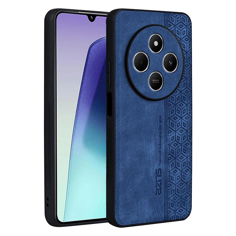 Business Style Leather Phone Case For Xiaomi Redmi 14C 13C 12C 12 Shockproof Cover Redmi 10C 10A 10 5G 9C Phone Accessories Capa