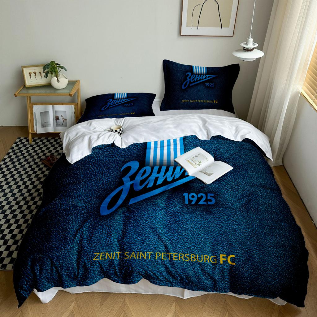 Zenit St. Petersburg Bettbezug-Set EU Einzel Doppel King US Twin Full Queen Größe Bettwäsche