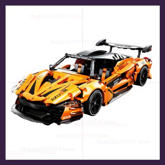 2025 New 1:14 Scale Racing Car 1200PCS RS12 Technical Series Model Sports Car Building Blocks Set Kit STEM Toy Kids Adults Gifts