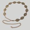 Bohemian Waist Chain for Ladies Vintage Old Inlaid Metal Ladies Fashion Waist Chain Texture Waist Chain