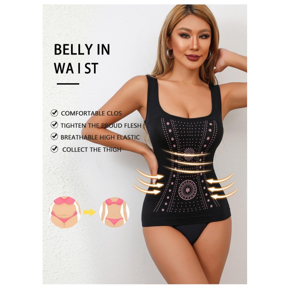 Bezszwowa bielizna modelująca dla kobiet rajstopy wyszczuplające brzuch Elastyczna odzież wyszczuplająca Body plus size gorset top