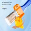 Paint Color Separation Corner Trim Brush - Red/Blue, Small Size for Household Cleaning