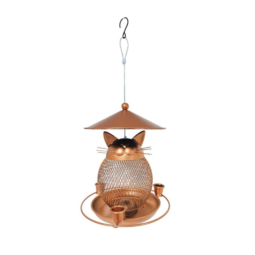 Squirrel-proof Bird Feeder Cute Bird Water Bowl Pet Supplies Parrot Feeding Station  Garden